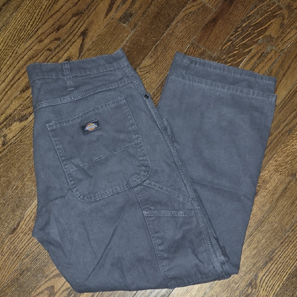 Dickies Men's Charcoal Cargo Pants 34x30